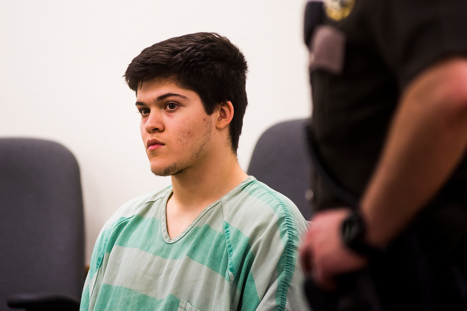 Benito Marquez makes an appearance in Lewis County Superior Court in this February 2019 Chronicle file photo.